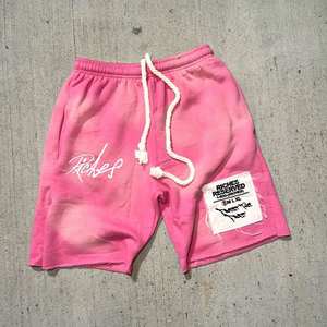 Pantalones Cortos de Algodón Desgastado con Cordón y Logotipo Personalizado para Mujer, Estilo Vintage, con Dobladillo sin Rematar, Holgados, Estilo Urbano - Product Image 3