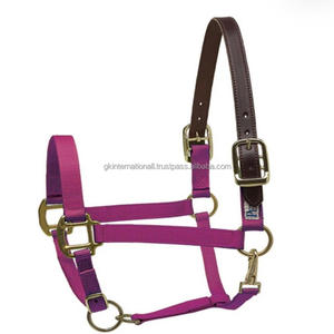 Correa de nailon Para Caballo, brida para caballo, alta comodidad, alta calidad, cómodo cabestro de nailon Para Caballo con herrajes de acero inoxidable - Product Image 2