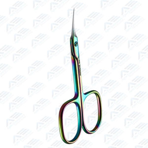 Tijeras de Manicura y para Uñas para un Cuidado Preciso de las Uñas, Instrumentos de Belleza para Salón, Tijeras Curvas Coloridas para Cutículas, Profesionales - Product Image 3