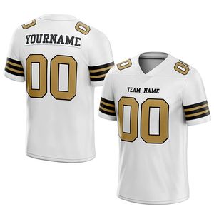 Maillot de football américain personnalisé Stylso avec logo, respirant, grande taille, technique de sublimation, 100% polyester, séchage rapide, col en V - Product Image 5