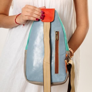 LW Genuine Cow Hide Leather Women's <b>Backpack</b> Bohemian Rock Style Insulated Portable Laptop Bag PVC Water Resistant Shoulder - Product Image 4