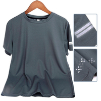 T-shirt de sport personnalisé à manches courtes pour homme, séchage rapide, respirant, décontracté, imprimé, pour l'été