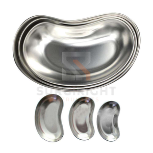 Plateau réniforme en acier inoxydable de haute qualité, instrument chirurgical dentaire et médical, modèle de base OEM, certifié CE - Product Image 5