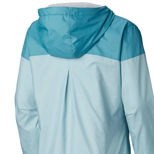 <b>Women's</b> Hooded Color Block Windproof <b>Jacket</b> Full Sleeve Polyester Zipper Closure Spring Outerwear Regular Fit Contrast Design - Product Image 4