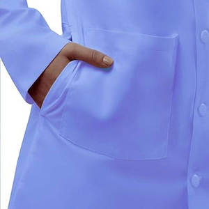 Blouse de laboratoire unisexe EVERGLIDE, design confortable, manches longues, blouses d'hôpital de haute qualité, séchage rapide, respirantes, techniques d'impression - Product Image 2