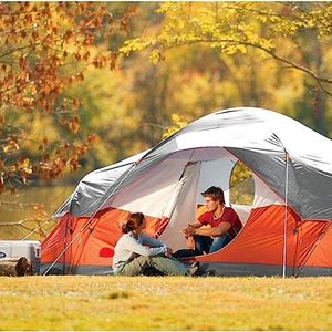 Carpa de Camping Grande para 8 Personas, Resistente a la Intemperie, con Divisores de Habitaciones, Toldo y Ventilación Ajustable - Product Image 2
