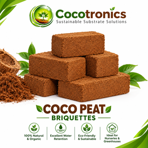 Cocopeat High EC 5kg Blocks Peat Powder High Water Retention <b>for</b> Plant Growing bulk order from India - Product Image 2
