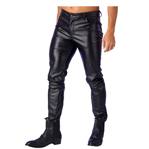 Pantalones de Cuero de Último Diseño, Pantalones de Cuero de la Mejor Calidad al Mejor Precio, Pantalones de Cuero para Hombre Hechos en Pakistán - Product Image 1