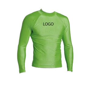 Meilleures ventes : T-shirt de compression Rash Guard pour homme, Spandex/Polyester 180g, respirant, manches courtes, personnalisable, vente en gros, pour l'entraînement - Product Image 2