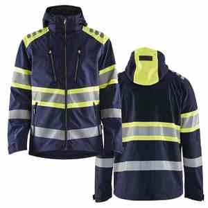 Chaquetas de Seguridad de Alta Visibilidad para la Construcción, Reflectantes, de Invierno, OEM ODM, Multibolsillos, Chaqueta LED al por Mayor - Product Image 6