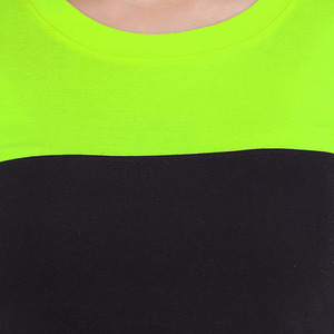 Women's Everyday <b>Long</b> Sleeve Color Block <b>T</b> <b>Shirt</b> OEM Wholesale Slim Fit <b>T</b> <b>Shirt</b> Full Sleeve <b>T</b> <b>Shirt</b> Regular <b>Length</b> <b>T</b> <b>Shirt</b> - Product Image 4