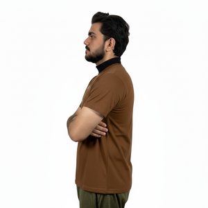 เสื้อยืดโอเวอร์ไซส์ผู้ชาย ผ้าฝ้าย 100% ทรงหลวม ไซส์ใหญ่พิเศษ แบบเรียบ มีโลโก้ ดีไซน์เท่ห์ ผ้าเจอร์ซีย์เนื้อนุ่ม เสื้อยืดผู้ชาย - Product Image 3