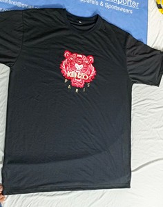 Ropa para hombre al por mayor, camiseta de algodón jersey de corte ajustado, 180-240 GSM, con logotipo personalizado bordado e impreso para hombre - Product Image 2