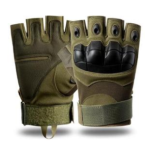 Guantes Deportivos de Medio Dedo, de Cuero Transpirable, con Protección en los Nudillos, para Deportes al Aire Libre, Campismo, Tiro, Universales - Product Image 3