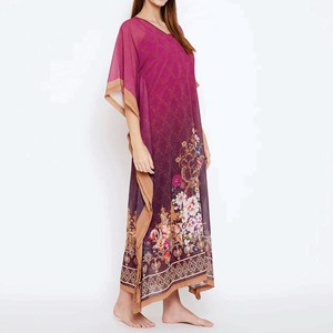 Vestido Kaftan Bordado de Lujo para Mujer, Elegante, Holgado, Ropa Islámica para Eid y Ramadán - Product Image 4