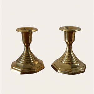 Handmade Modern <b>Brass</b> Taper Candle <b>Holder</b> Set Eco-Friendly Metal <b>Candlestick</b> Stand for Wedding and Christmas Centerpieces - Product Image 3