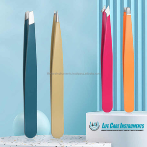 แหนบถอนขนคิ้วแบบมืออาชีพ ดีไซน์ใหม่ล่าสุด จับถนัดมือ ผลิตจากสแตนเลสคุณภาพสูง โดย Life Care Instruments - Product Image 4