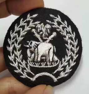 High-End Custom YC Luxury Rectangle Beads 3D Fabric Embroidered Pin-On Animal <b>Patches</b> for Clothing & <b>Backpacks</b> - Product Image 2