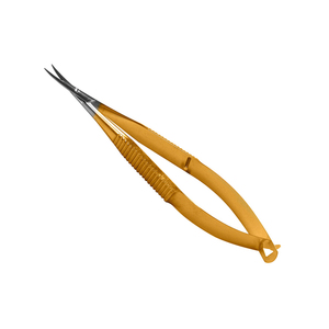 Ciseaux de manucure de beauté en acier inoxydable, ciseaux à cuticules de 12 cm légèrement courbés, ciseaux de manucure automatiques de haute qualité - Product Image 4