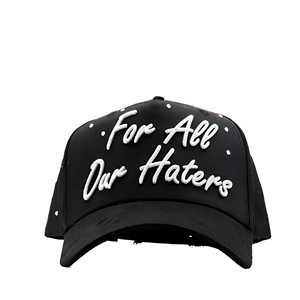 หมวกแก๊ป Snapback 6 แผงสีดำ สำหรับคนรักการดิ้นดิ้นๆ ของเรามี พร้อมลายพิมพ์ยางนูน สไตล์สตรีทลำลอง ใส่ได้ทั้งชายและหญิง - Product Image 1