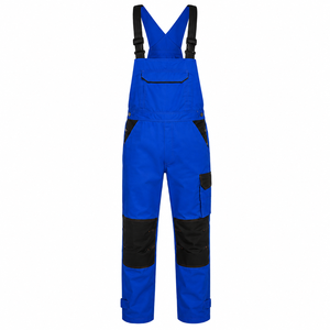 Multi Pocket Mechanical Workwear Uniform High Quality Protection Tough Polyester Cotton <b>Overalls</b> Comfort Fit Adjustable Straps - Product Image 2