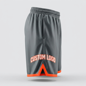 Pantalones Cortos de Baloncesto para Hombre, Casuales, Deportivos, de Malla, 100% Poliéster, Ecológicos, de Secado Rápido, para Correr - Product Image 3