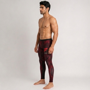 Modern <b>men</b> <b>leggings</b> combining stretch comfort breathable fabric and durable quality <b>for</b> <b>gym</b> sports and active wear workouts - Product Image 3