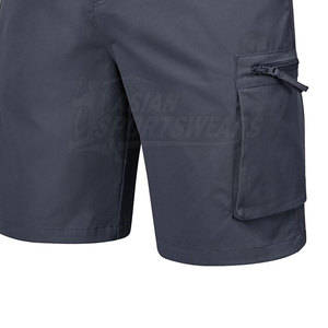 Meilleur Prix Collection en Gros Shorts Cargo Décontractés pour Hommes Taille Mi-Haute Solides Coutures Premium Respirants Écologiques Légers - Product Image 4