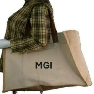 Wholesale Custom Printed Eco-Friendly Jute Shopping Tote Bags Extra Large Hand Length Handle Zipper Closure Letter Pattern - Product Image 1