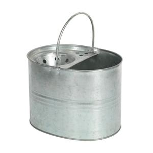 Cubo de limpieza hecho a mano de primera calidad, cubo de fregona galvanizado para el hogar, elegante, de diseño clásico y con estilo. - Product Image 3