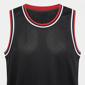Camiseta de Baloncesto Orha Unisex Rosa con Cuello en V, Sin Mangas, de Malla, Absorbente de Humedad, Ajuste Atlético, para Todas las Temporadas, con Estampado Sublimado, para Adultos - Product Image 6