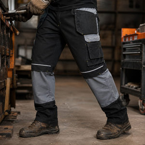 Pantalones de Trabajo FR Ligeros y Resistentes al Fuego para Hombre, con Múltiples Bolsillos, para Soldadores, Fontaneros, Trabajadores de la Construcción y Electricistas - Product Image 6