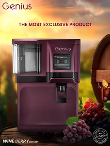 Sistema Purificador de Agua GENIUS MAROON con Tecnología RO, UV, UF, Cobre, Zinc, Alcalina, TDS, Purificador de Agua 100% de Plástico de Grado Alimenticio - Product Image 2