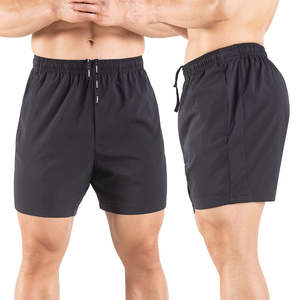 Shorts de compression pour hommes, sport, gym, été, course à pied, cyclisme, couleur unie, séchage rapide, taille élastique, vente en gros - Product Image 5