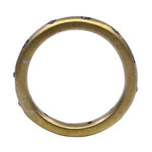 Wedding Wear 925 Sterling Silver Gold Plated Jewelry Diamond Gemstone Women Wear Classic Couple <b>Spinner</b> <b>Ring</b> - Product Image 6