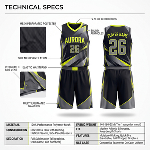 Último Modelo de Camiseta de Baloncesto Sublimada Personalizada de Alta Calidad, Manga Corta, Verano, 100% Poliéster, Secado Rápido, Tallas Grandes - Product Image 5