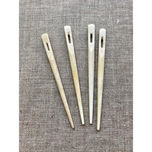 Aiguilles en os de buffle polies, sculptées à la main, écologiques, sur mesure, pour les magasins de fils et de fibres, destinées à la revente - Product Image 2