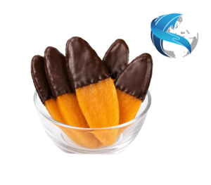 Mango Deshidratado Suave Gourmet Cubierto con Rico Chocolate Negro, Especialidad de Fruta Tropical Premium para Venta al por Mayor - Product Image 4