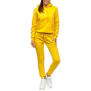 Survêtement Femme Personnalisé avec Logo de Marque, 65% Coton 35% Polyester, Coupe Décontractée, Service OEM, Vente Chaude - Product Image 1