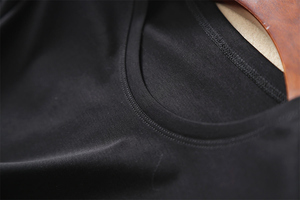 T-shirt pour homme décontracté à col rond et manches courtes, personnalisable, pas cher, 100% coton, respirant, séchage rapide - Product Image 2