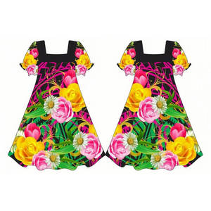 Vestido Mumu de Talla Grande para Mujer, Ecológico, con Cintura Natural, Estilo Islas del Pacífico, Micronesia, Impresión por Sublimación Personalizada, Sólido y Transpirable - Product Image 6