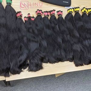 Cheveux vierges alignés par cuticule d'un seul donneur brut non transformé, extensions de cheveux en vrac sans produit chimique de cheveux humains de donneur vietnamien - Product Image 5