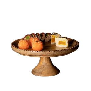 Support à gâteau en bois rustique, 10 pièces, pour dessert, mariage, taille personnalisée - Product Image 1
