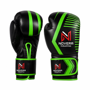 Gants de boxe ULTRA pour entraînement de sparring, kickboxing, Muay Thai, MMA, qualité professionnelle, lacets, évacuation de l'humidité, séchage rapide, cuir de vachette - Product Image 2