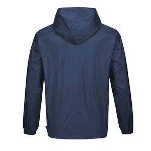 Chaqueta Cortavientos Ligera con Capucha, Informal, de Nailon, con Cierre, para Hombre, con Diseño Moderno y Cómodo, Resistente al Viento - Product Image 2