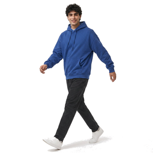 Sudadera con Capucha Personalizada para Hombre, de Felpa Gruesa, Estilo Urbano Informal, con Estampado Gráfico en Relieve y Acabado Premium - Product Image 4