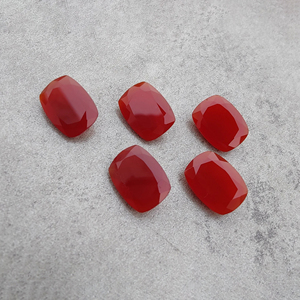 Ónix Rojo Natural, Corte Facetado, Forma Rectangular, Calibrado, Gema de Calidad AAA+ para Joyería - Product Image 6