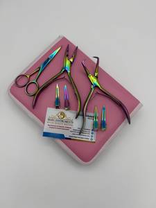 Kit de Herramientas para Extensiones de Cabello, Alicates para Cerrar Microperlas, Agujas para Extensiones de Cabello, Tijeras y Clips - Product Image 1
