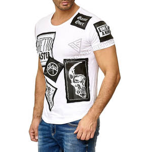 Camiseta de Algodón 100% de Alta Calidad OEM con Estampado DTG, Diseño Gráfico de Anime, Ajuste Regular para Gimnasio, Personalizada con Impresión Digital Ligera para Hombre - Product Image 3