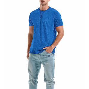 Camiseta Ringer para Hombre de Fabricantes de Productos, Color Personalizado, Estilo Vintage Desgastado y Roto, Camiseta Informal para Interiores y Exteriores, Estilo Urbano - Product Image 5